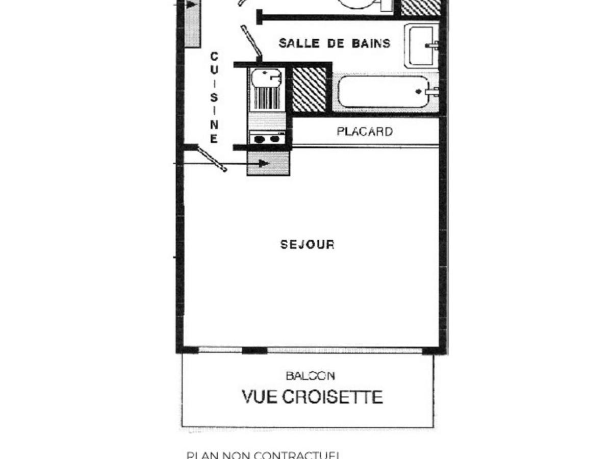 Apartamento Studio Renove, Ski Aux Pieds, Balcon Ensoleille, 4 Pers., Centre Des Menuires - Fr-1-452-195 Saint-Martin-de-Belleville Exterior foto